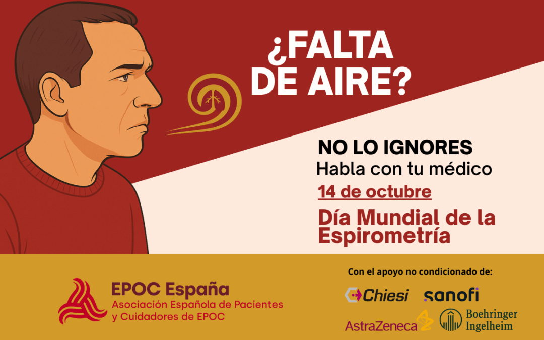 «¿Tienes síntomas respiratorios? No los ignores», campaña de EPOC España en el Día Mundial de la Espirometría